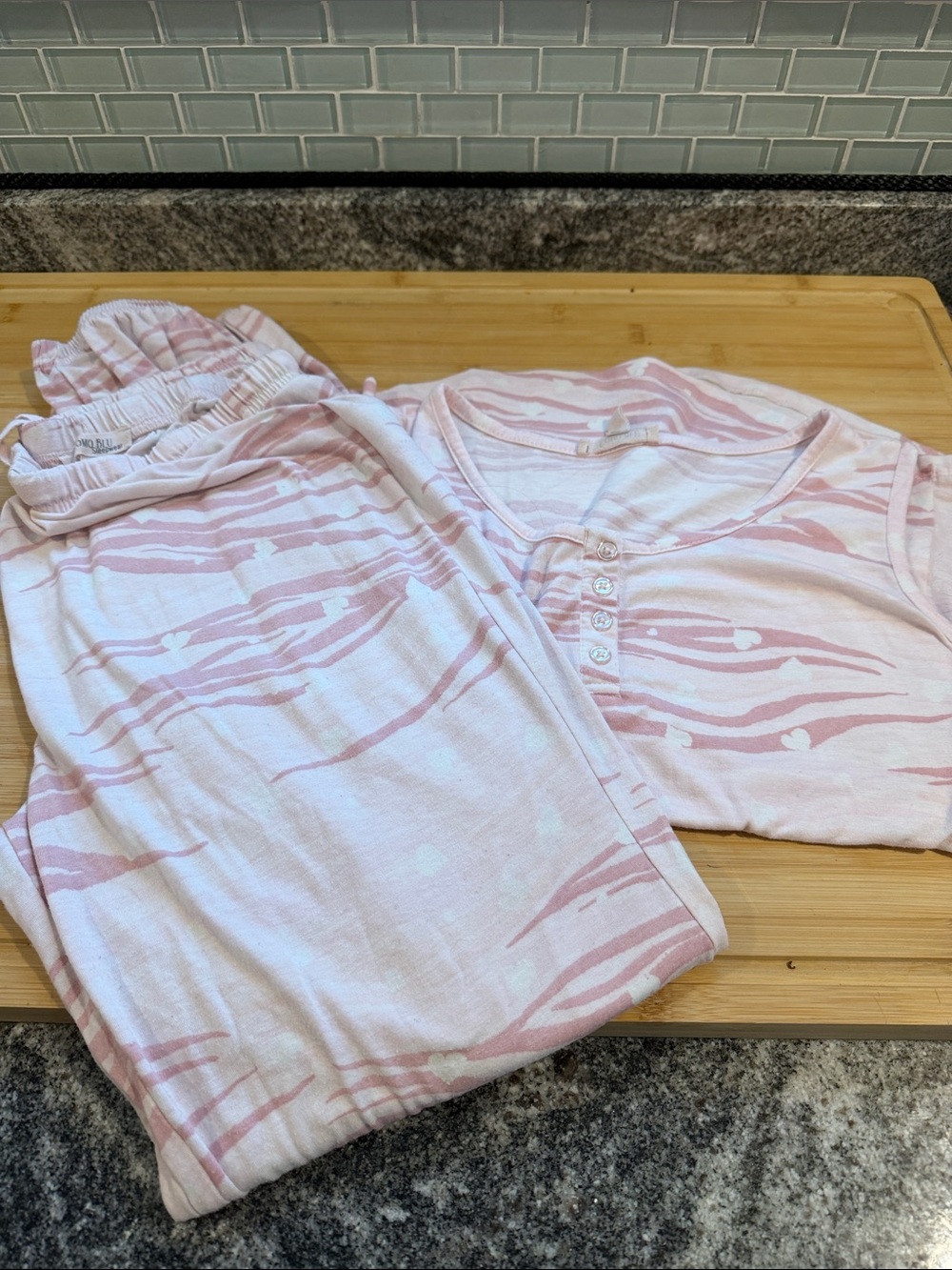Women's Pink Zebra-Print Pajama Set - Soft Sleepwear